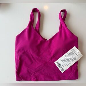 BNWT Lululemon Align Tank - Size 4 - Ripened Raspberry!